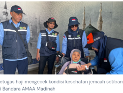 Petugas Haji Pantau Kesehatan Jemaah Sejak Tiba di Tanah Suci