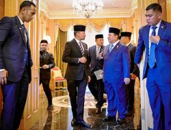 Putra Mahkota Brunei Jemput Langsung Presiden Prabowo Menuju Istana Nurul Iman