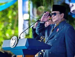 Presiden Prabowo Pimpin Upacara Peringatan ke-79 Hari Bhayangkara di Monas